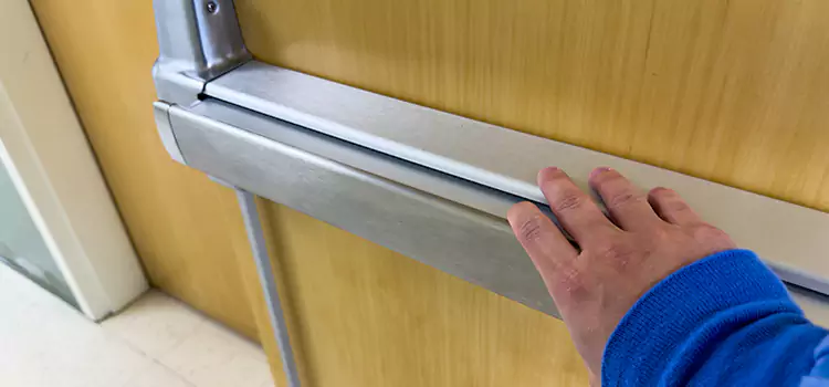 Installing a Push Bar on a Door Berwyn